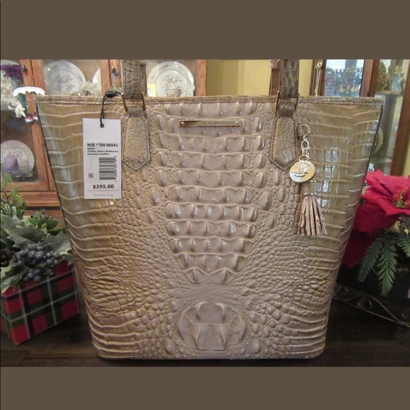 New Brahmin LG Croco Leather Asher Chiffon Ombre - Picture 4 of 6